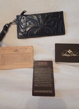 Patricia Nash Midnight Blue Card Wallet